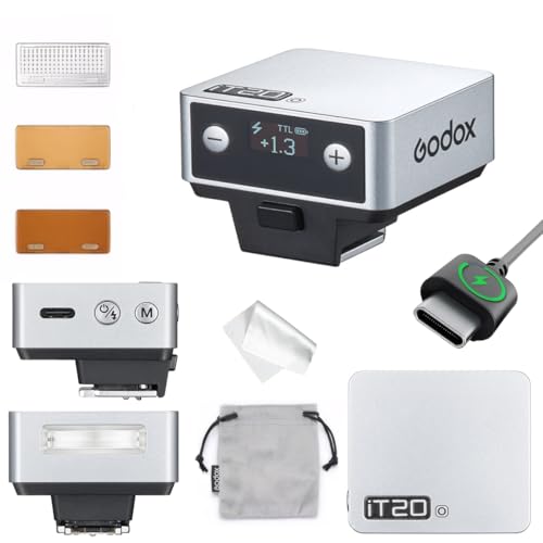 Godox iT20O Mini TTL Flash for Olympus Cameras, Compact On-Camera Flash Godox IT20O IT20 O Flash for Olympus