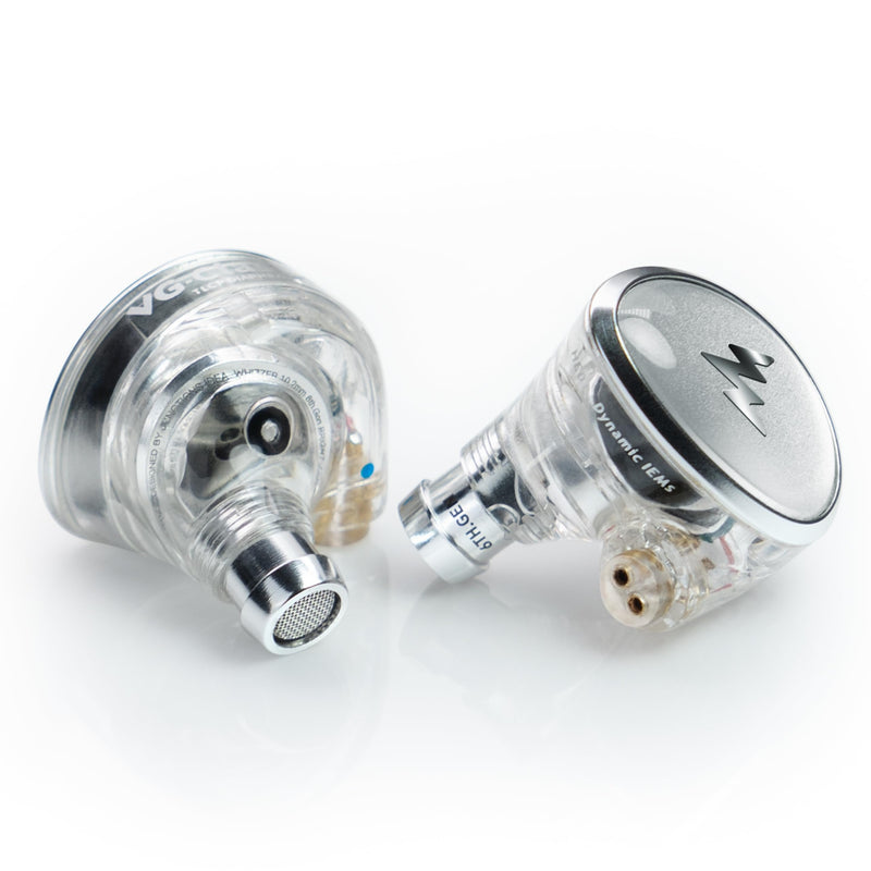Whizzer Kylin HE01+ in-Ear Headphones Clear Sound Deep Bass PU&PEEK Hybrid Diaphragm 7N OFC Interchangeable Cable Hi-Res Certified in-Ear Monitor