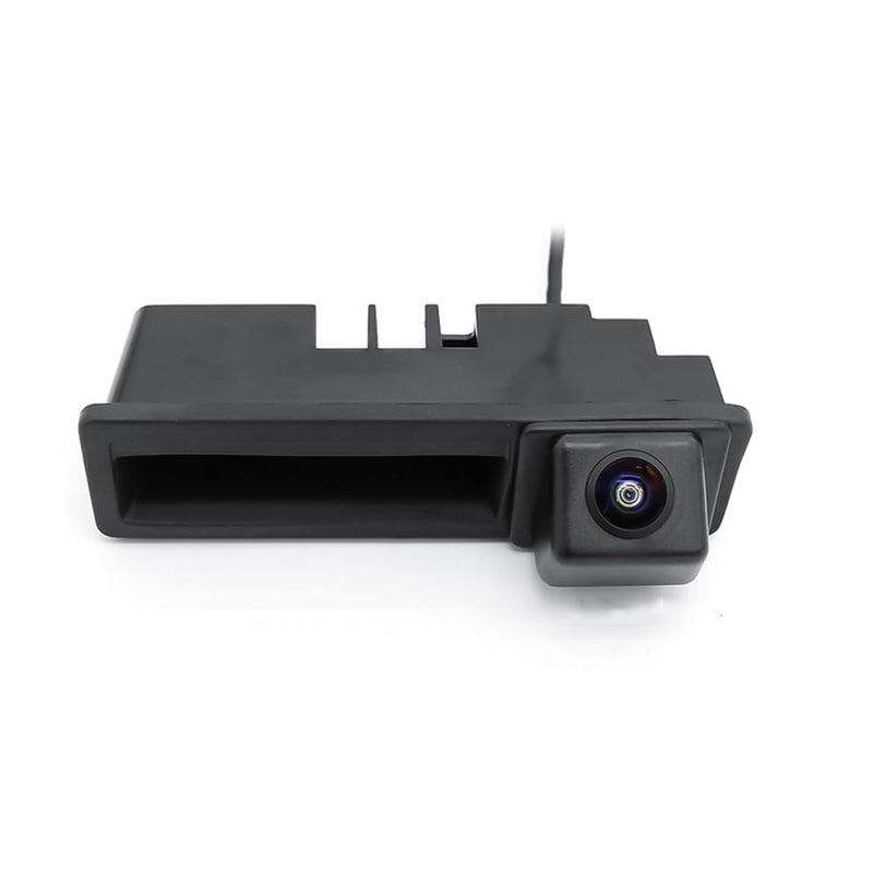 AHD/CVBS Car Rear View Camera's Fisheye Trunk Handle Camera with RCA Cable & Vehicle-Camera for Audi A3 A4 A6L A8L A5 Q7 & Backup Camera (CVBS) CVBS