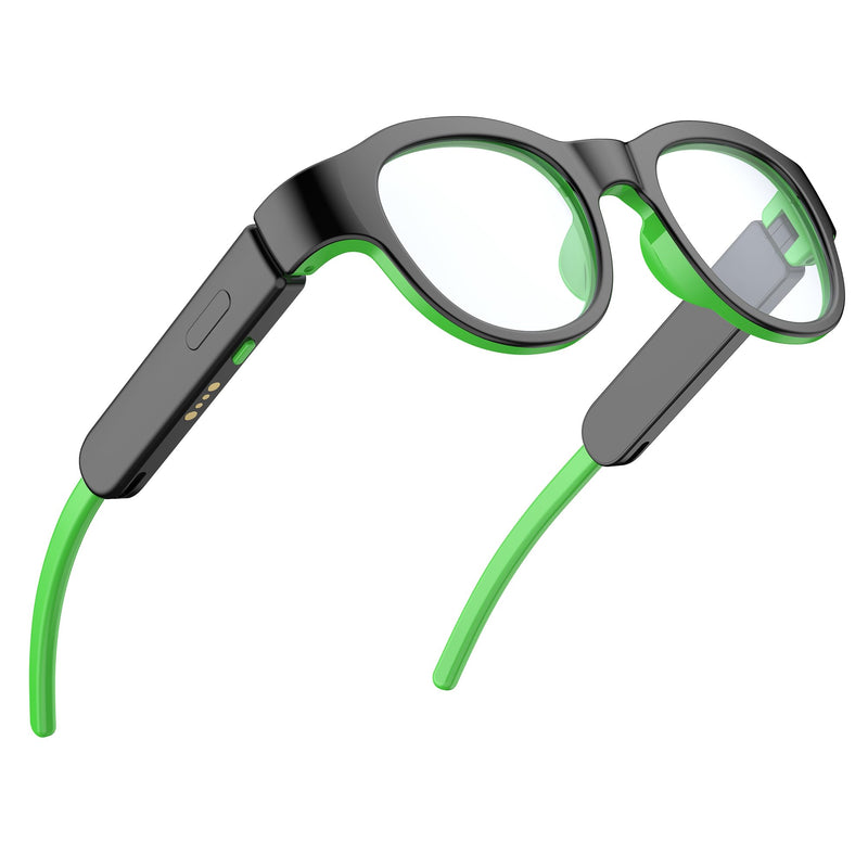 Smart Bluetooth Glasses for Kids with Blue Light Protection Black