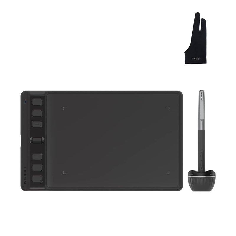 HUION Inspiroy 2 Small Drawing Tablet and Palm Rejection Artist Glove