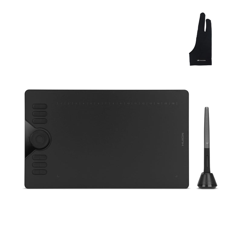 HUION Inspiroy HS610 Drawing Tablet and Palm Rejection Artist Glove