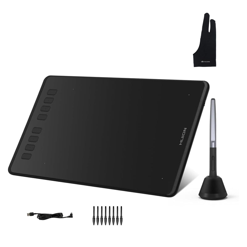 HUION Inspiroy H950P Drawing Tablet and Palm Rejection Artist Glove