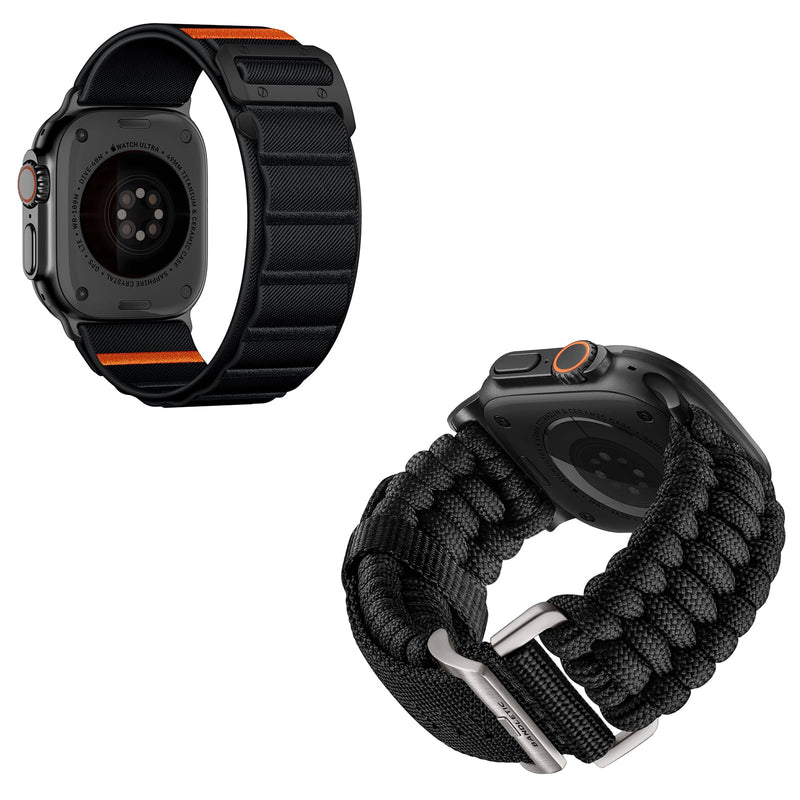 Bandletic Stretchy Band and Paracord Strap Compatible with Apple Watch