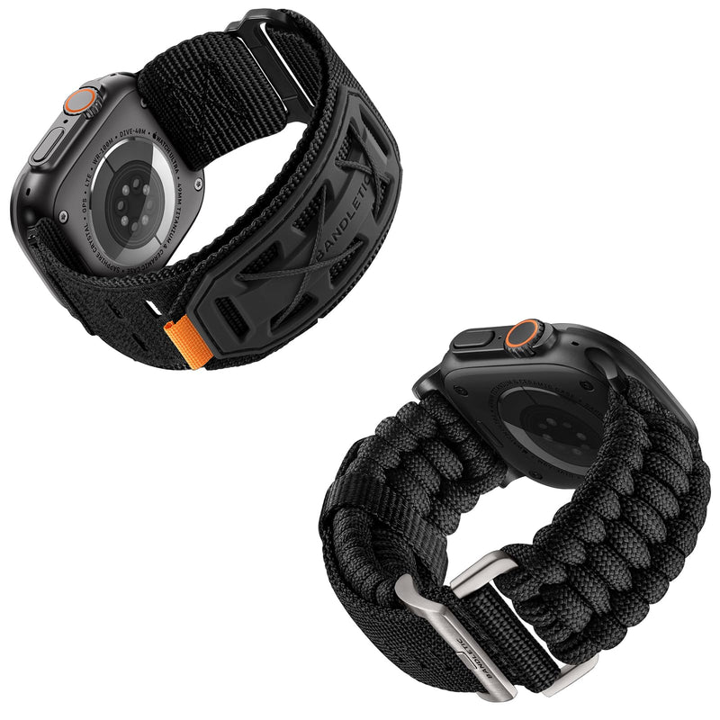 Bandletic Tactical Band and Paracord Strap Compatible with Apple Watch