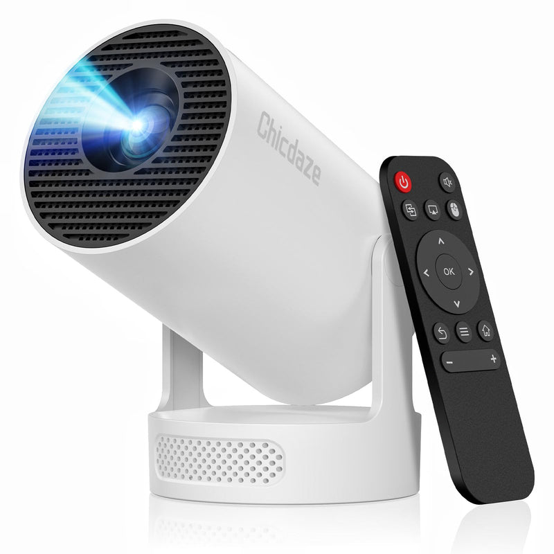 [AUSTRALIA] - Mini Projector with WiFi and Bluetooth, Portable Projector 4k 1080P Support 5w Sound Base Speaker, 170 ANSI, Android 11, Auto Vertical Keystone Smart Proyector for Home Bedroom Outdoor, HY300 Ultra 