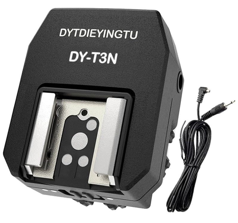 [AUSTRALIA] - DY-T3N for Nikon Camera Flash hot Shoe Converter Adapter, Small Flash Godox iT30 im20/30, Height-Increasing Multi-Flash Trigger, Extended Body Universal Accessory (DY-T3N N01) DY-T3N N01 
