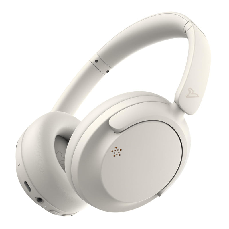 VOKALEN Hyper GO Wireless Over-Ear Noise Cancelling Headphones with Mic, 60H Playtime, Bluetooth Headphones, Hi-Res Audio, DEEP360 Spatial Audio, Ultra-Lightweight for Travel, Work, Study White