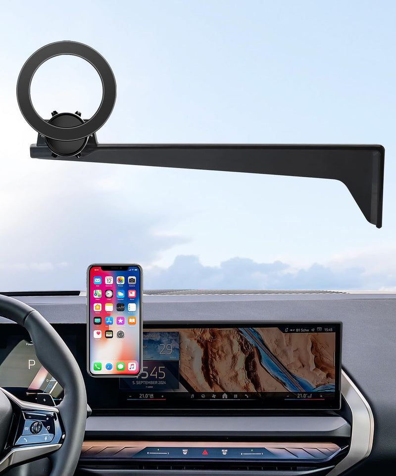 Car Phone Holder for BMW X3 2025 2026 14.9" Screen Magsafe Accessories | Magnetic Cell Phone Mount Clip Compatible with iPhone, 3D fit Stable Dashboard GPS Navigation Bracket Cradle Stand