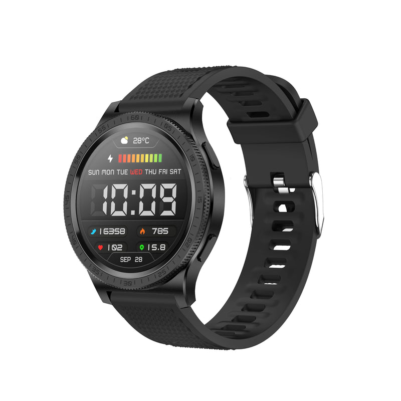 Smart Watch for Men Women, 1.43" AMOLED Curved Display Smart Watch, Bluetooth Call, 100+ Sport Modes, Fitness Tracker with 24/7 Heart Rate/Sleep Monitor, IP68 Waterproof Smartwatch for Android iOS D-Black1
