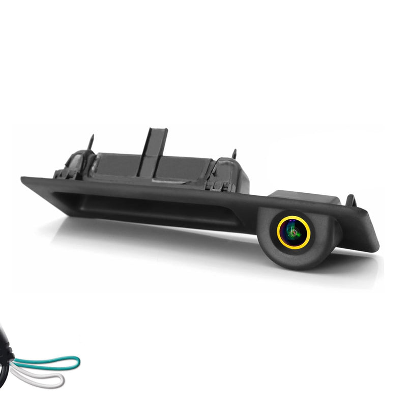 AHD 720P Vehicle Backup Camera for BMW 3 5 Series X1 3 4 5 F07 F10 F11 F25 F26 F30 F34, CCD Reverse Parking Fisheye Lens Waterproof Cam Car Trunk Handle Camera