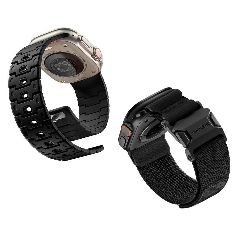 Bandletic Magnetic Band and Nylon Mag Strap Compatible with Apple Watch