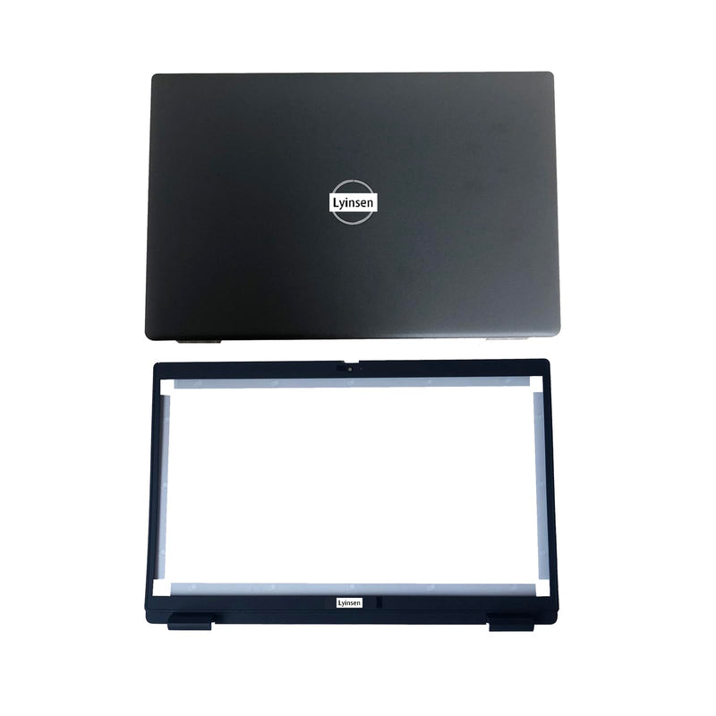 Replacement 15.6" Laptop LCD Cover Back Rear Top Lid with Bezel for Dell Latitude 15 3520 E3520 017XCF 17XCF 0WXN5F WXN5F Black