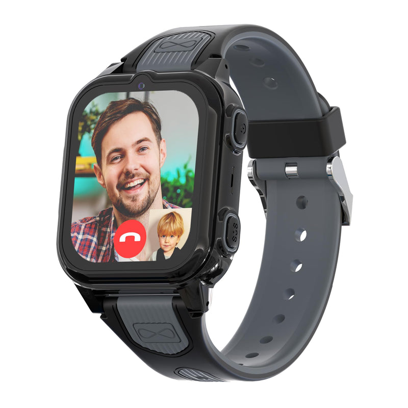 Citfis C6 Kids Smart Watch for Boys with GPS Tracker(Black)