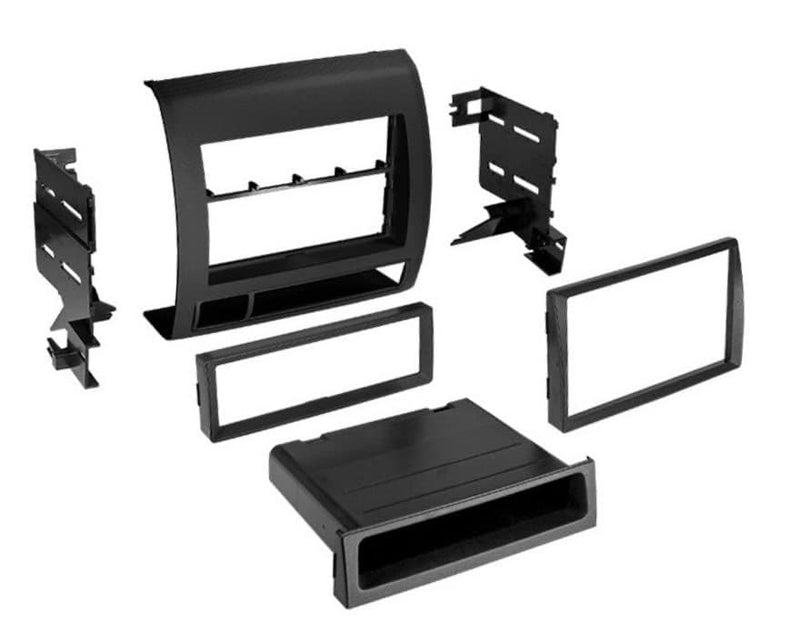 Single or Double DIN Car Stereo Radio Install Dash Kit -Made for 2005-2011 Toyota Tacoma