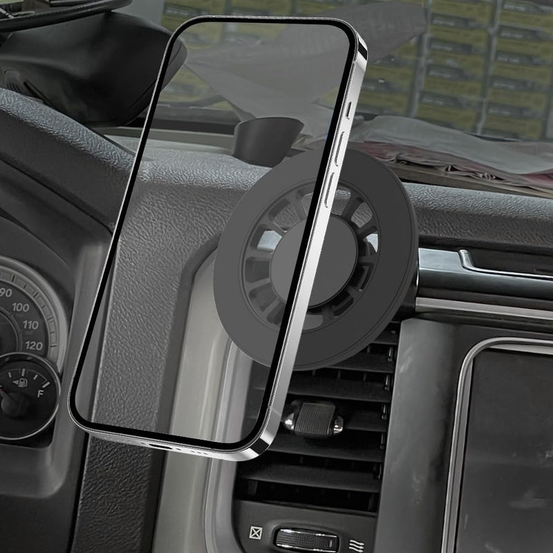 Dodge RAM Trucks Magnetic Phone Mount Fit for Dodge RAM Trucks 2013-2018, Super Stable Magnetic Phone Holder Adjustable Compatible with iPhone 17/16/15/14/13/12/Mini Series
