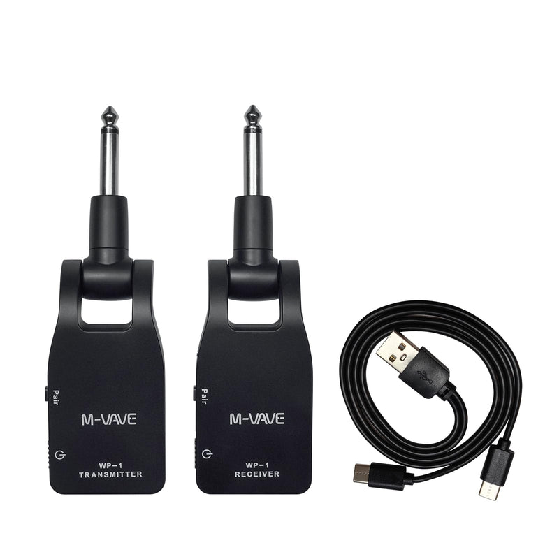 [AUSTRALIA] - M-VAVE 2.4GHz Wireless Guitar System Built-in Rechargeable Upgrade Wireless Guitar Bass Transmitter Receiver for Electric Bass 