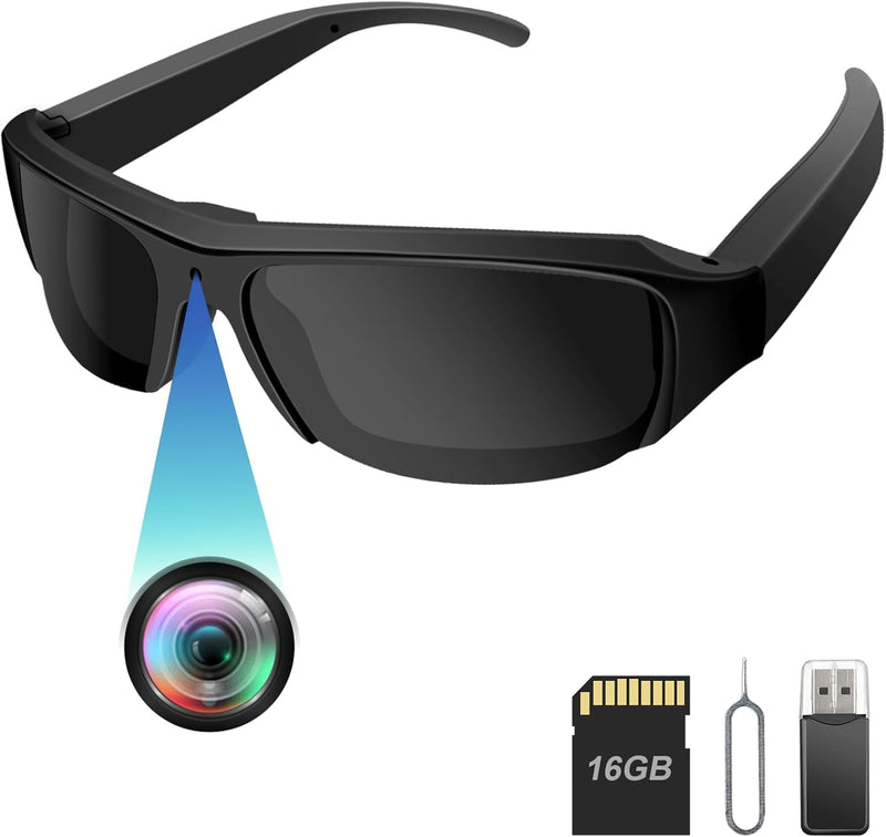 Glasses Camera HD 1080p Video Cameras UV400 Lenses for Outdoor Activities