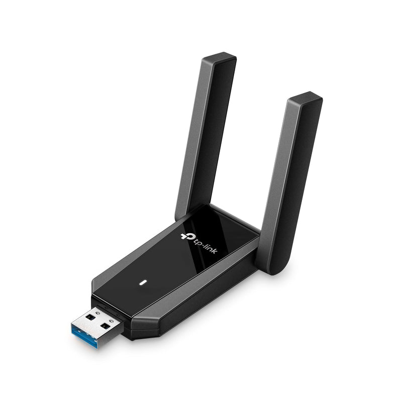 [AUSTRALIA] - TP-Link USB 3.0 WiFi Adapter for Desktop PC (Archer TX30U Plus)-AX1800 WiFi 6 Dual-Band Plug and Play Wireless Network Adapter with 2.4GHz, 5GHz, 2×High Gain Antenna, WPA3, Supports Windows 11/10 AX1800, WiFi 6 