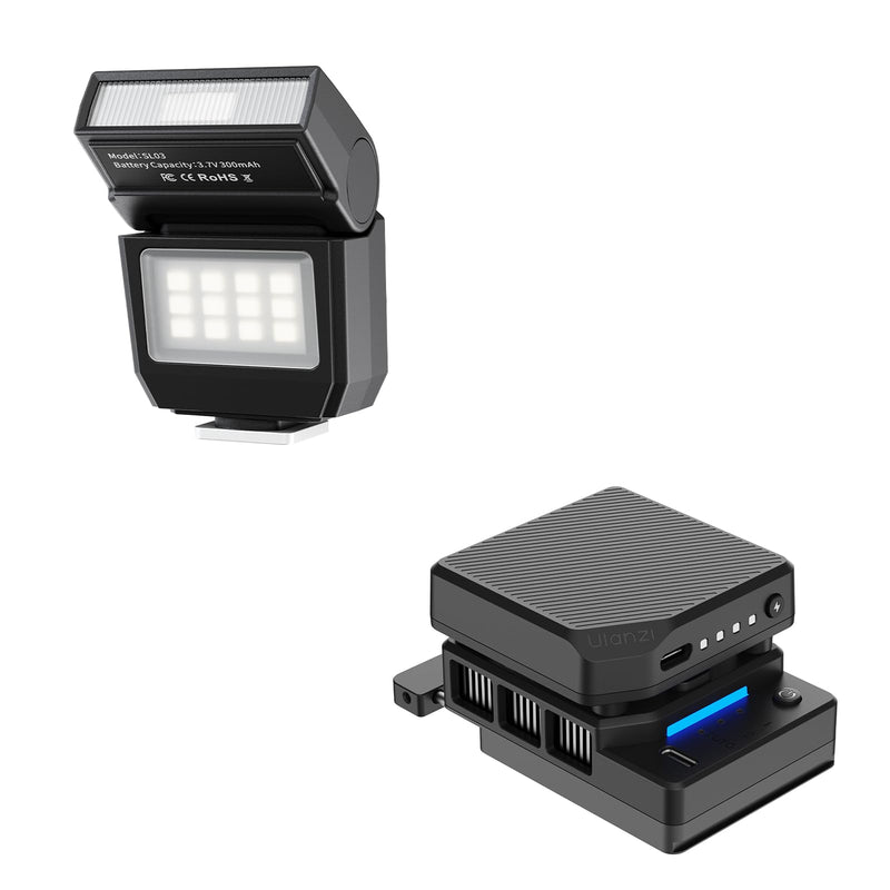 ULANZI SL03 Camera Mini Flash and CU01 Camera Cooler Kit