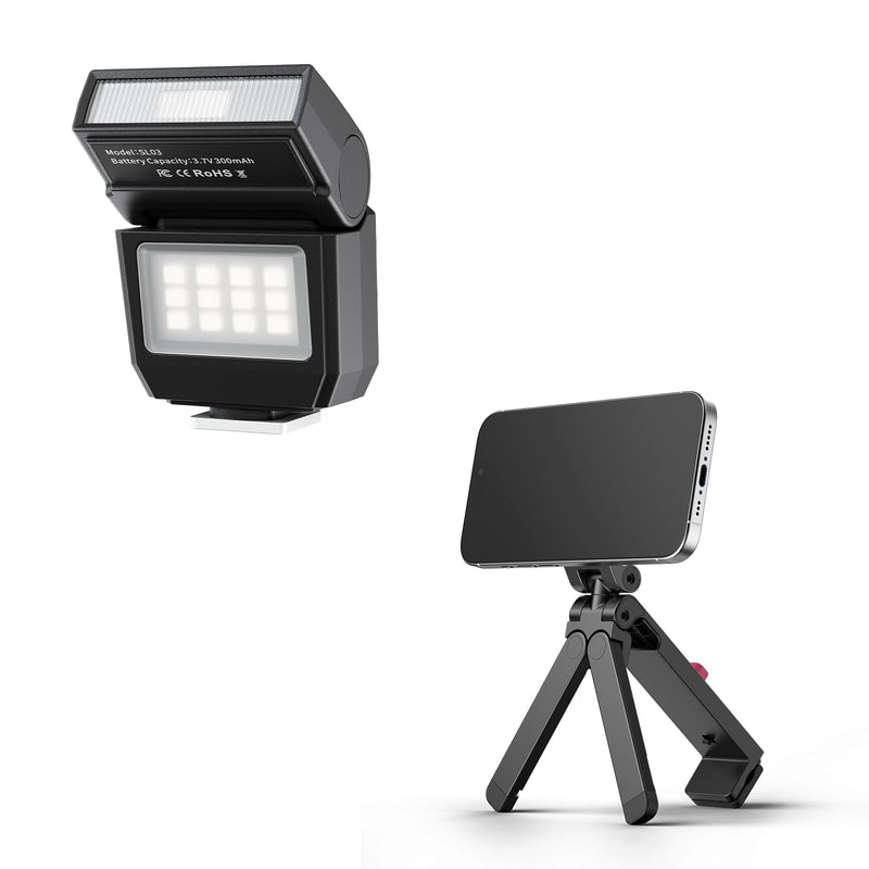 ULANZI SL03 Camera Mini Flash and SK-20 Phone Holder