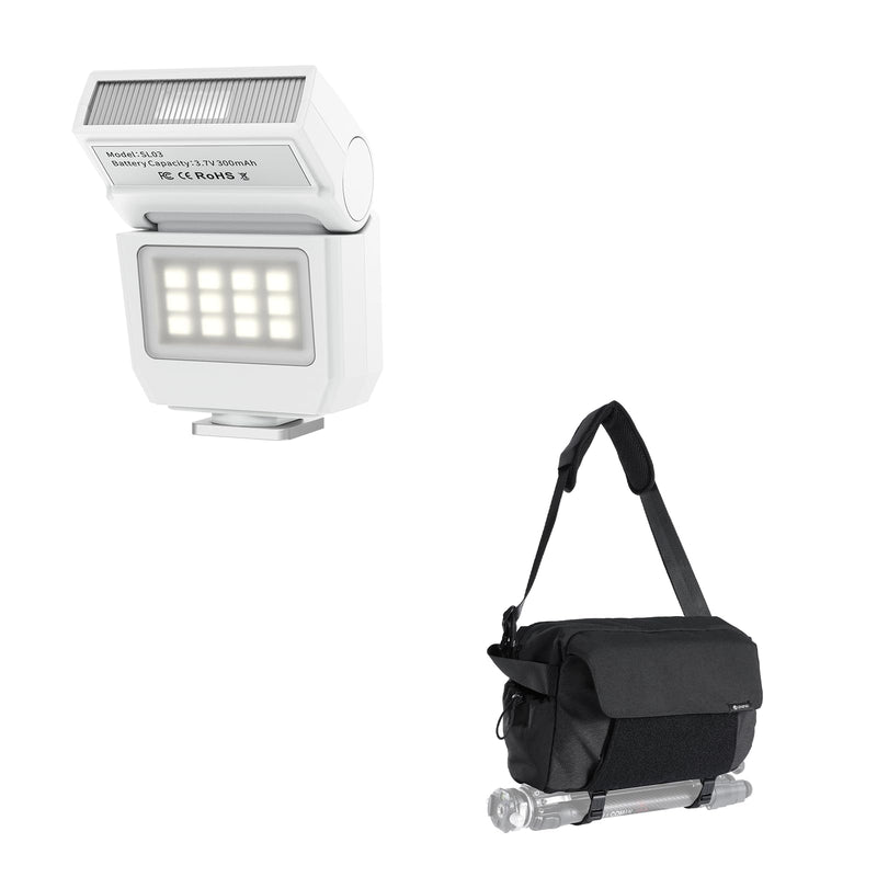ULANZI SL03 Camera Mini Flash and ULANZI BP11 8L Camera Sling Bag