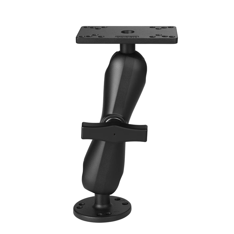 Aluminum 1.5" Ball Helix 5/7 Fish Finder Mount,C Size Universal Marine Electronics Mount,Helix 7 Mounting Bracket for Kayak/Boat Helix 7 mount