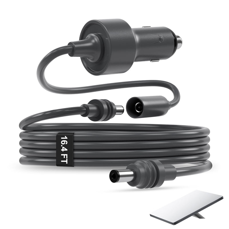 [AUSTRALIA] - Starlink Mini Car Adapter with 16.4FT/5M DC Power Cable,12V to 24V DC Step Up Converter Boost Adapters, 60W Car Cigarette Lighter Adapter Supports 16 AWG 30M Starlink Cable for Trailer Cars/RVs/Ship 