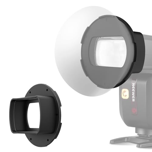 NEEWER Square Flash Magnetic Adapter Ring, Silicone Magnetic Mount Holder Light Diffuser Attachment Compatible with Godox V850III/860II NEEWER NW620 NW700 NW760 Z880 Z760 Square Head Flash, CRS14 Square(CRS14)