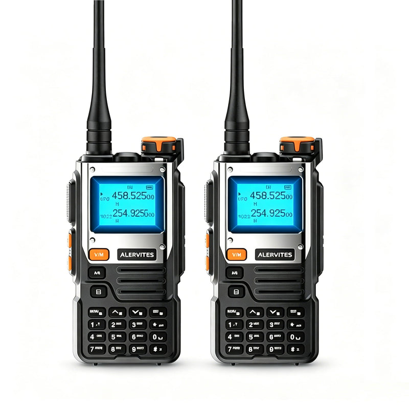 BaoFeng Radio Ham Radio Handheld K61 8W Rechargeable Walkie Talkies 2600mAh NOAA Weather Receiver 999CH Two Way Radio 2 Way Radio Long Range with Earpiece,USB-C Charger for Hunting Camping