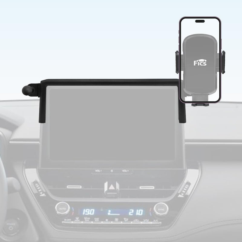 FICS Car Phone Holder for Toyota Corolla 2025, 2026 (E210, 10.5-Inch Screen) — Custom-Fit Center Display Mount, Factory-Style Design, No Adhesive, Stable Driving View FICS for Toyota Corolla 2025-2026 (E210, 10.5-Inch)