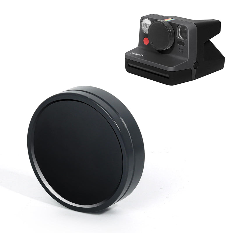 [AUSTRALIA] - CAIYOULE Lens Cap for Polaroid Now 3rd Gen I-Type Instant Camera, Aluminum Alloy Camera Shot Cover for Now+ 2nd/3rd Gen Instant Film Camera, Dustproof & Scratch-Resistant, Quality Protection, Black 