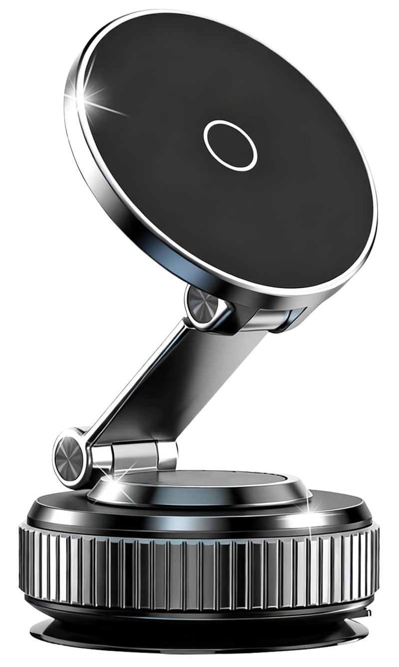 for MagSafe Car Mount, Vacuum Magnetic Car Phone Holder Stand for Your Car | [Reinforced 120LBS Ultra Suction Cup & 3000gf Magnet] 780° Cell Phone Mount Dashboard Car Holder Bracket for iPhone & Android Black 1