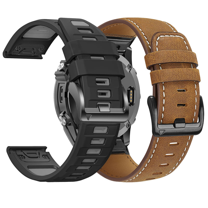 26mm Watchbands Compatible With Garmin Fenix 8 tactix 8 51mm/Fenix 7X Pro/7X/6X Pro/6X/5X Plus/5X/3 HR/tactix 7 pro/Enduro 3 2/Descent Mk3i 51mm/Mk2i