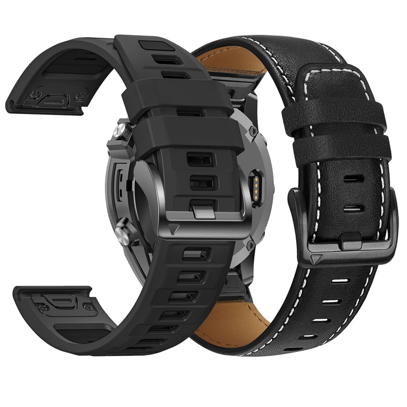 22mm Bands Compatible with Garmin Fenix 8 47mm/Fenix 7/7 pro/6/6 pro/5/5 plus,Quickfit Watchband for Tactix 8 AMOLED-47mm/Descent G2/G1 Solar/Epix Pro 47mm/Forerunner 965/955/945