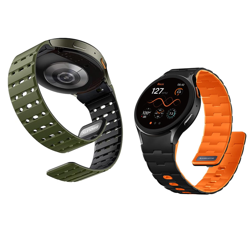 Bandletic Magnetic Bands Compatible with Galaxy Watch 20mm No Gap