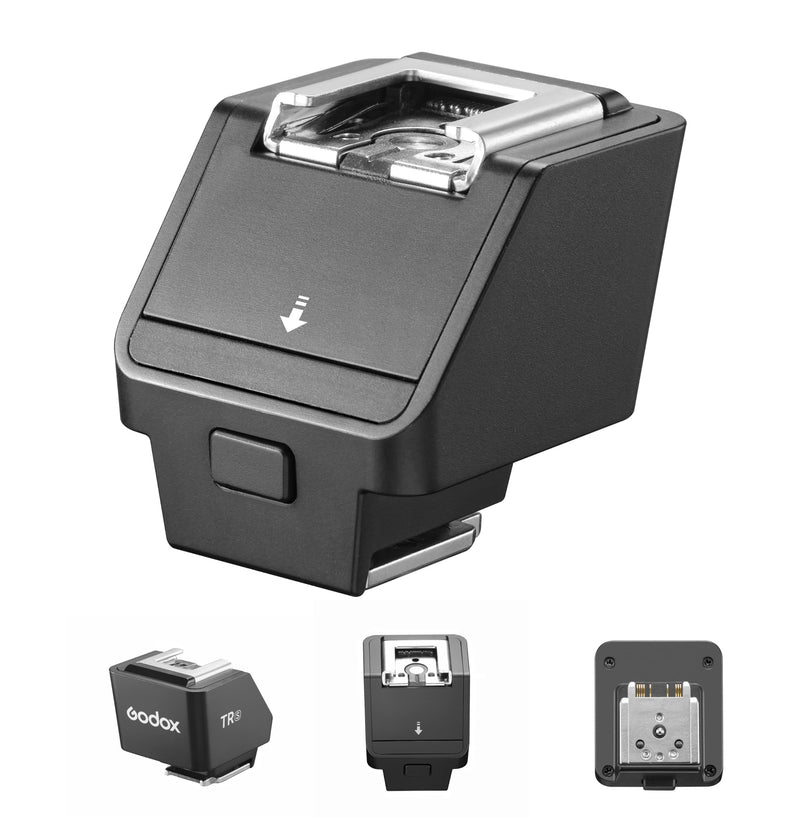 Godox TR-S TRS TTL Hot Shoe Riser for Sony TTL System, Compatible with Sony iT20-S iT22-S iT30pro-S Mini Flash, Support TTL Function and High Speed Sync