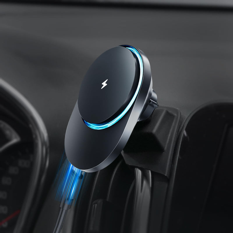 CLEC for Chevrolet Equinox 2020-2024 Magnetic Wireless Charger Car Phone Holder Mount Custom Fit for Chevrolet Equinox Chevy 15W Fast Charging Car Phone Holder Wireless Charger