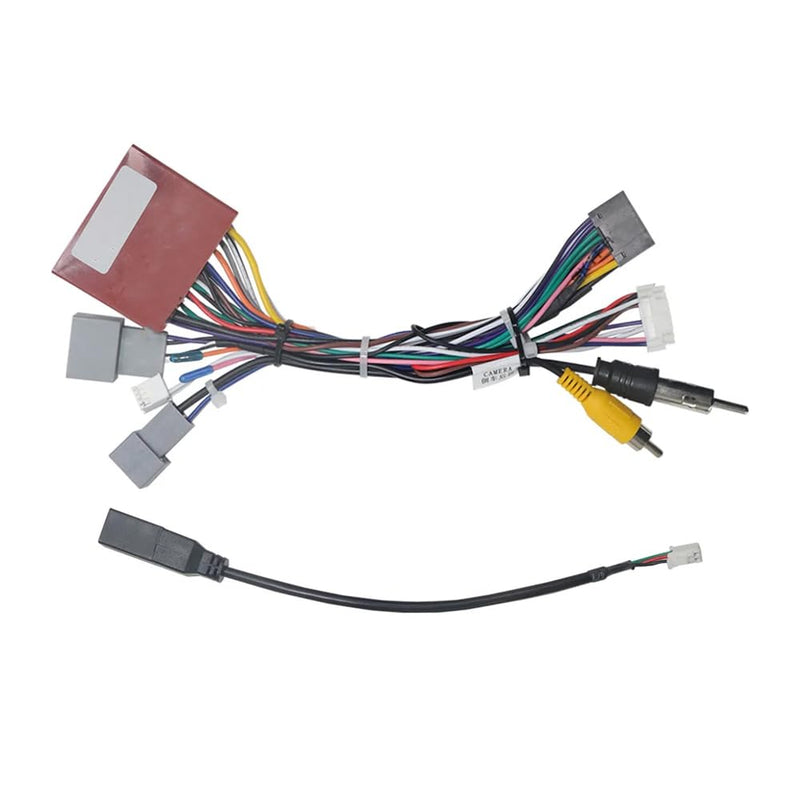 16pin Car Radio Stereo Power Retrofit Wiring Harness Adapter fits for Mazda CX-7 CX-9 2007-2015 Support Factory Bose Amplifier and Backup Camera