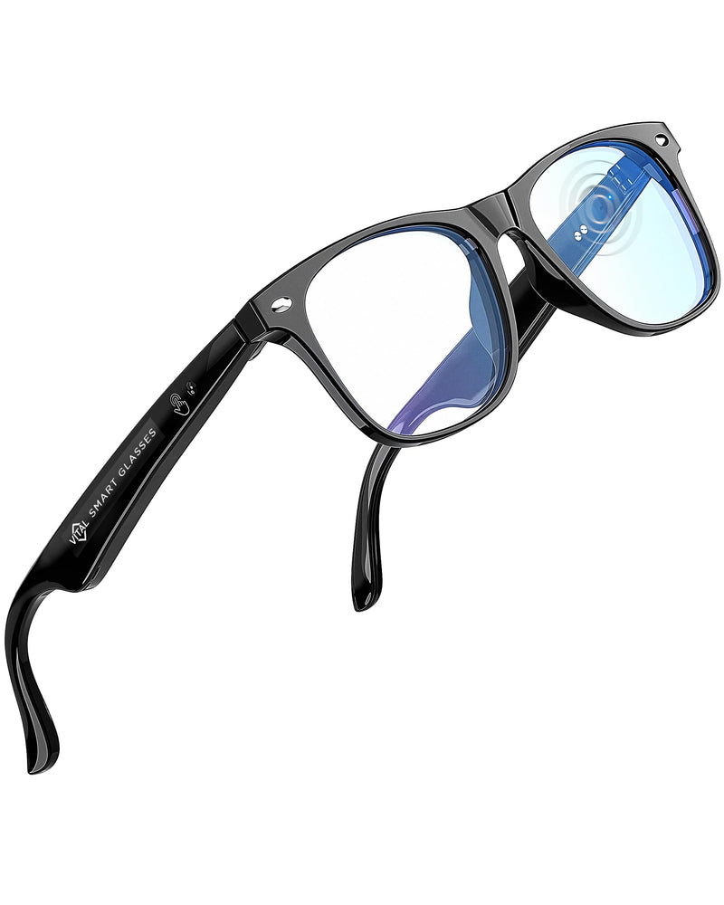 Vital Smart Glasses for Men Women AI Translation Open-Ear Bluetooth 5.3 | 164-Language Translator in Phone App, UV400 Blue-Light Blocker, Voice-Assistant Eyewear, Open-Ear Audio AI Glasses