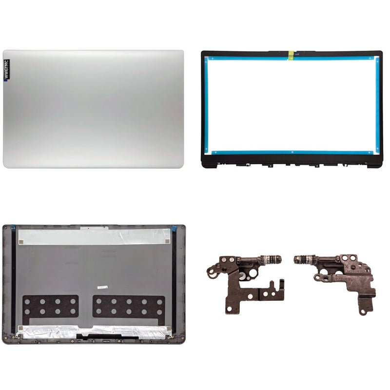 LCD Back Cover Kit for Lenovo IdeaPad 1-15ADA7 82R1 1-15AMN7 82VG | 15.6-Inch,Included Front Bezel and Hinges,P/N 5CB1M48453/5CB1F36621/5CB1F36618/5B30S19034/5H50S29036