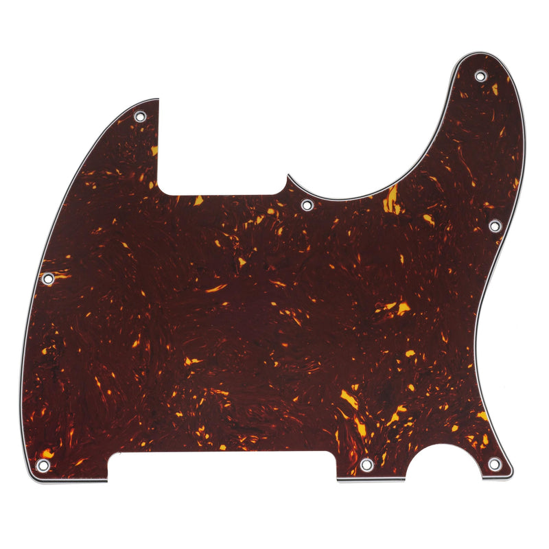 [AUSTRALIA] - Musiclily Pro 8-Hole Guitar Pickguard for Squier Sonic Esquire H Electric Guitar, 4Ply Tortoise Shell 