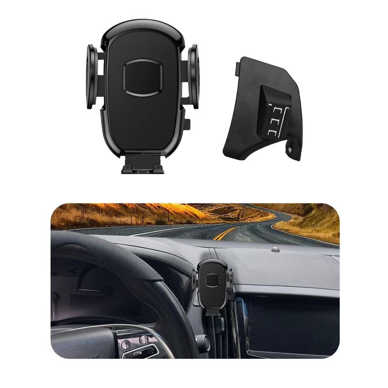 Car Phone Holder Mount Fits for Cadillac ATS 2013-2019, Snugly fit Air Vent Cell Phone Stand Car Mount Fit for iPhone Android and All 4.7-7 inch Smartphones, 360°Rotable, Easy to Install