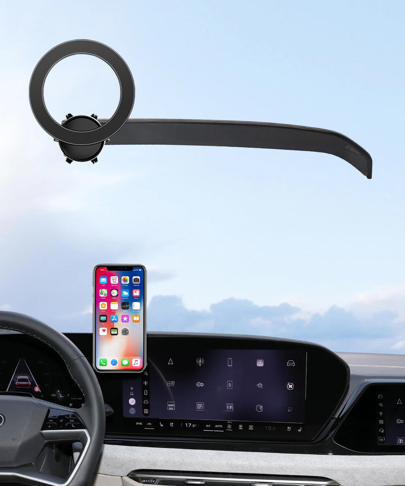Car Phone Holder for Audi A5/A6/Q5/Q6/S5/SQ5 2026 14.5" Screen Accessories | Q5/Q6 e-tron 2025Magsafe Magnetic Cell Phone Mount Clip Compatible with iPhone,3D fit Stable Dashboard GPS Navigation Bracket