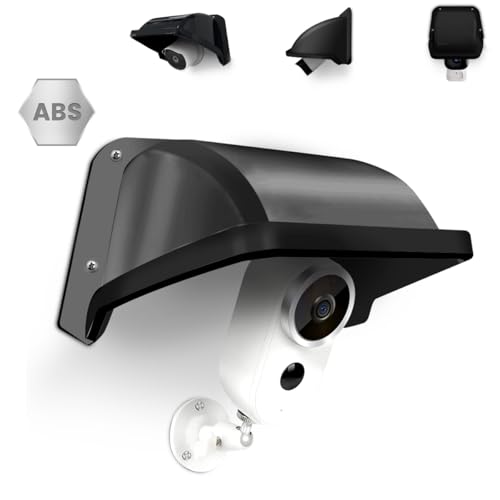 Universal Security Camera Covers Shield Sun Rain Black 1 Pack
