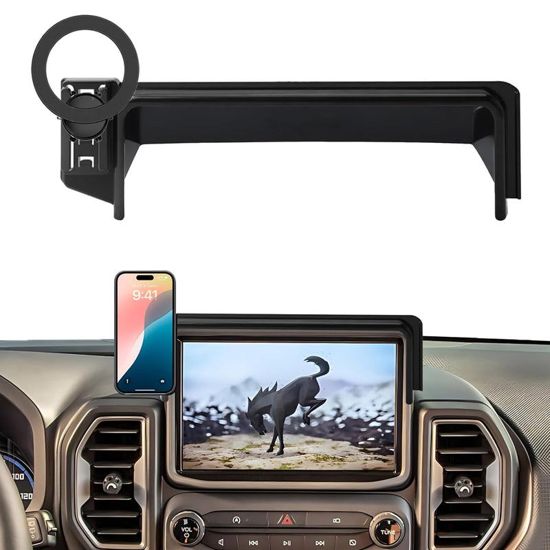 Car Phone Holder for Ford Bronco Sport 2021-2024 8-Inch Touchscreen, Cell Phone Mount Compatible with MagSafe BroncoSport-8 inch Screen