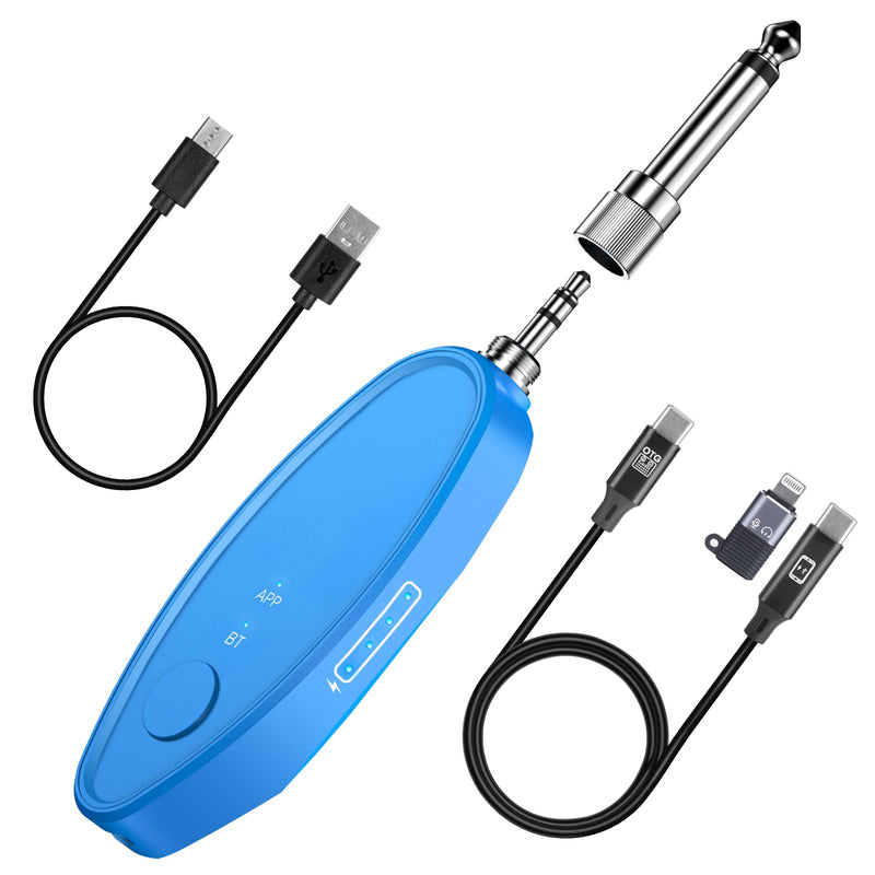 AI Vocal Remover with Bluetooth, Real-Time Voice Elimination with App Control for Party Karaoke, Home Karaoke System & Portable Karaoke Machine, 6.35mm/3.5mm Jacks, Type-C Rechargeable
