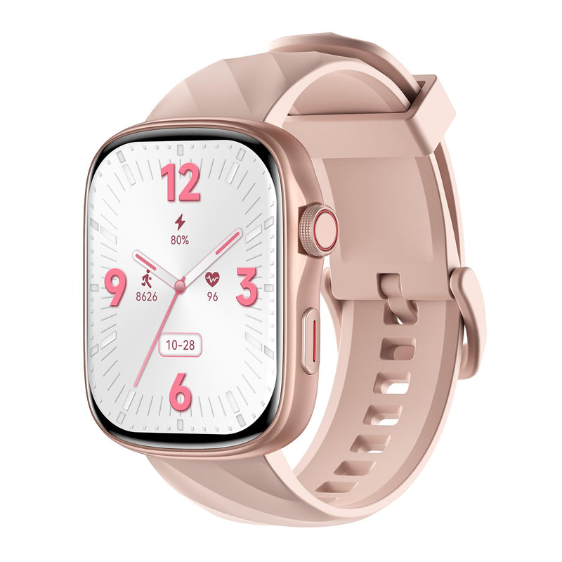 Smart Watch Fitness Tracker, Ultra HD 1.95" AMOLED Display (410×502 High Resolution) | 3ATM Waterproof | Heart Rate/Sleep Tracker | 130+ Sports/Fitness Modes, Bluetooth Calling, Smart Notifications