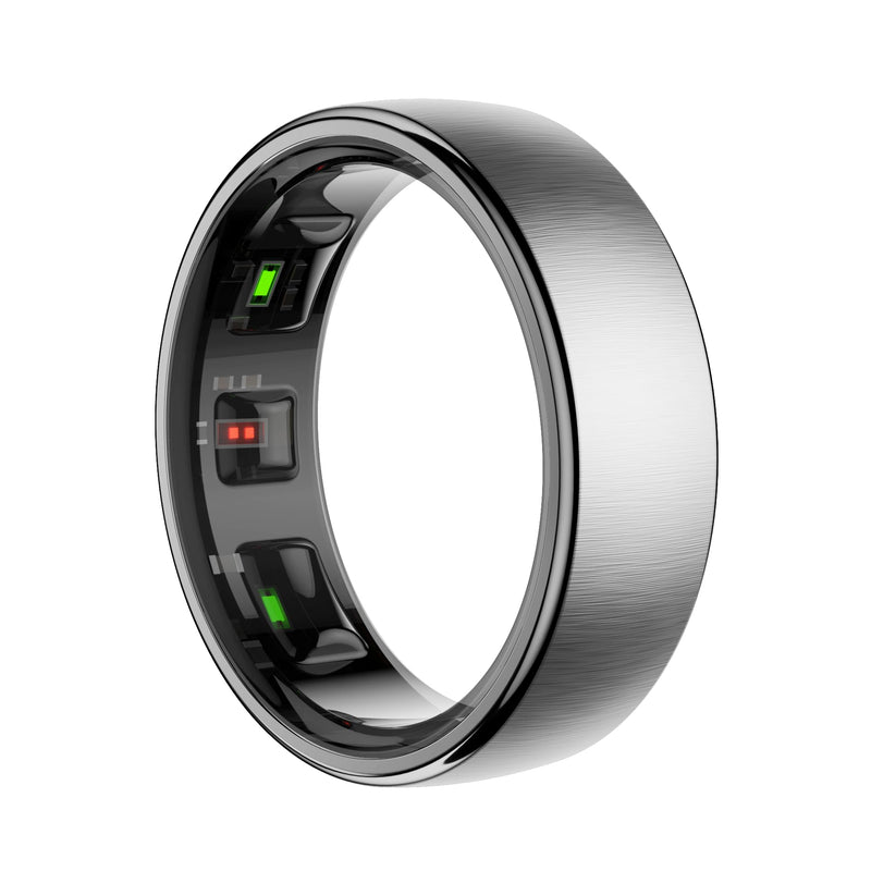 Smart Ring for Women Men,Fitness Tracker Ring with Sleep Monitor,Heart Rate,Blood Oxygen,Steps,Calories Tracker,IP68 Waterproof Smart Rings,5-7 Days Battery Life for iOS Android,No App Fee（Silver,9） 9 Silver