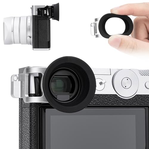 Extended GFX 100RF Eyecup Eyepiece Viewfinder for Fujifilm GFX100RF Eye Cup Silver for Fujifilm GFX100RF